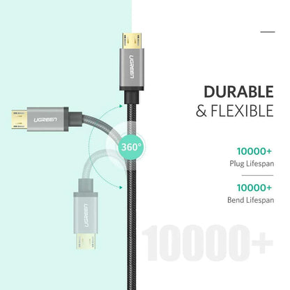 Ugreen USB to Micro USB Cable - ADYASTORE casablanca maroc